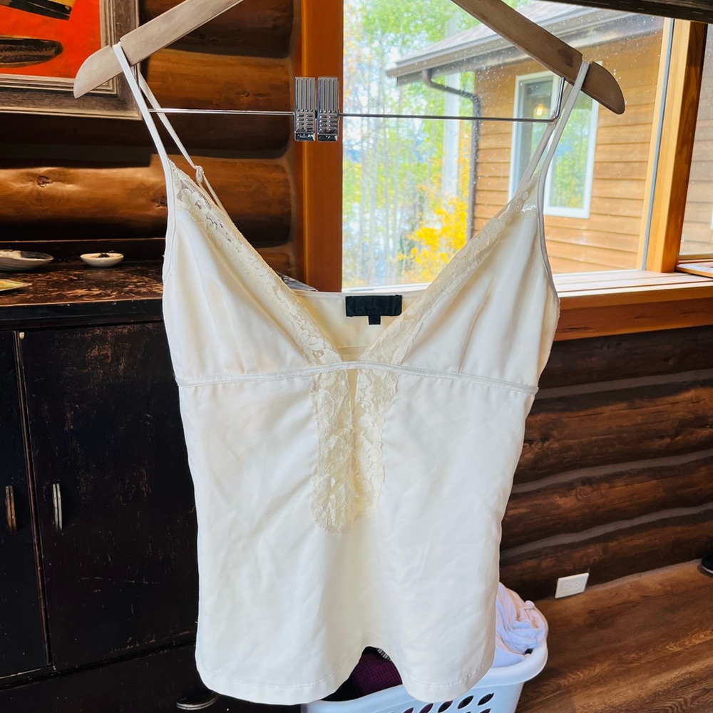 S’nob satin and lace tank